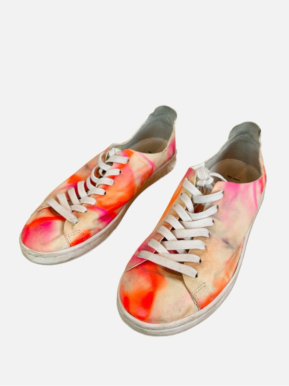 Schutz | Pink & Orange Tie-Dye Low-Top Sneakers, 10